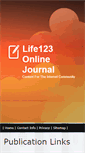 Mobile Screenshot of life123.org