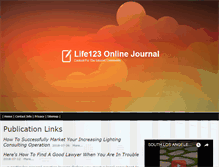 Tablet Screenshot of life123.org